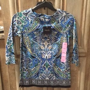 New With Tags Women’s Size Small Blouse (Rafaella)